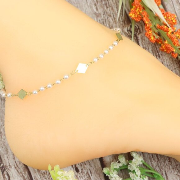 Dainty Anklet for Women – Elegant Everyday Jewelry & Perfect Gift | MLCRC1790 - Picture 9 of 10